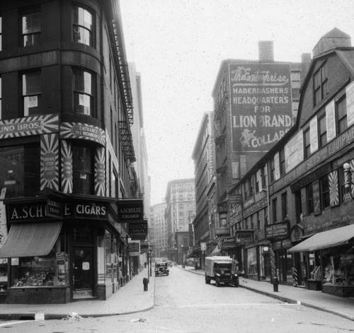 School St., up from Washington St. Lantern slide