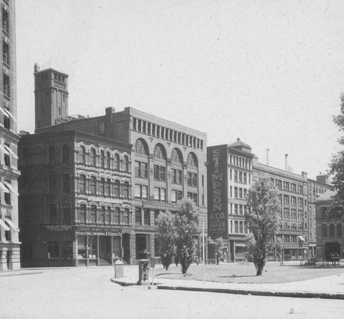 `Fort Hill Sq.` Lantern slide