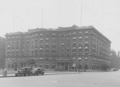 `Copley Plaza Hotel` Lantern slide