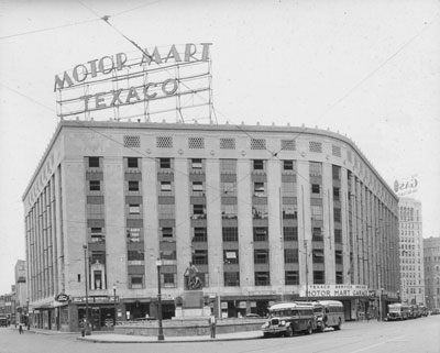 `Site of Massachusetts Charitable Mechanic Association Bldg., cor. Columbus Ave. and Pleasant St.` Lantern slide