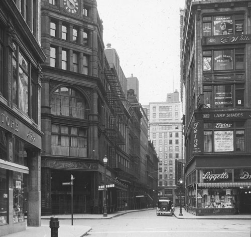 Avon St., east from Washington St. Lantern slide