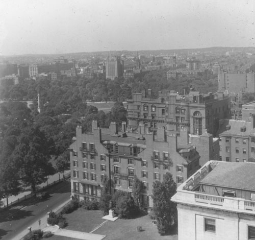 `View over Boston, S. from State House` Lantern slide