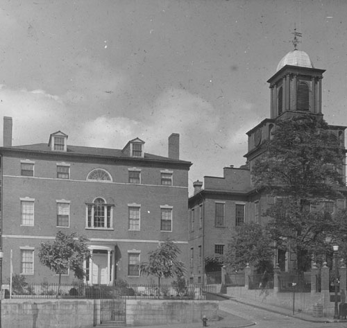 `Harrison Gray Otis House, Cambridge St.` Lantern slide