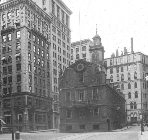 `Old State House` Lantern slide