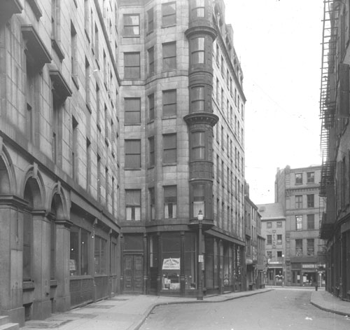 `Brattle Sq.` Lantern slide