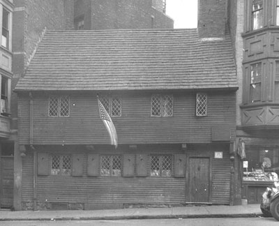 `Paul Revere House` Lantern slide