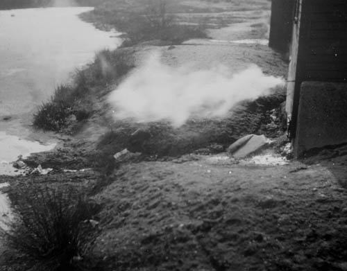 View of Mother Brook, Hyde Park, Boston Lantern slide