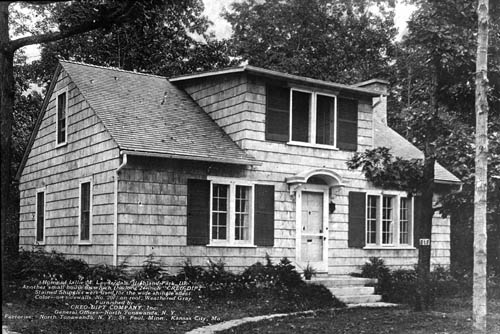 Home of Lillie M. Lauderdale, Highland Park, Ill Lantern slide