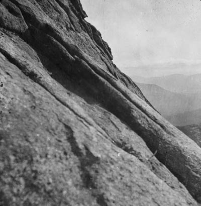 Side of a mountain, New Hampshire Lantern slide