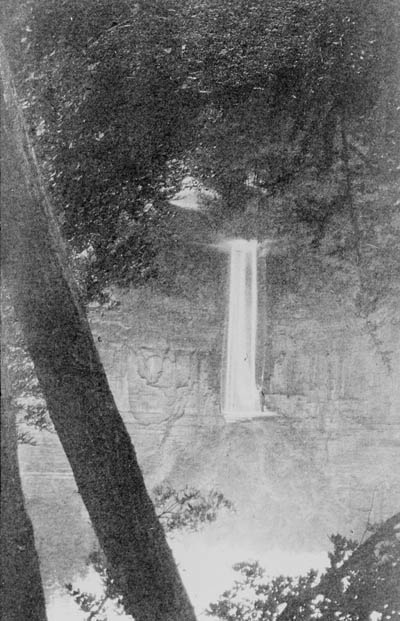 Waterfall Lantern slide