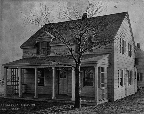 Small House, Cradock, Virginia Lantern slide