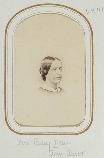 [Mrs. Benjamin] Day Carte de visite