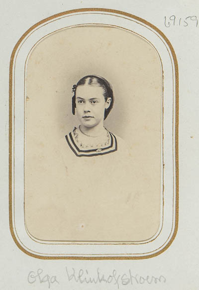 Olga Klinkofstroem Carte de visite