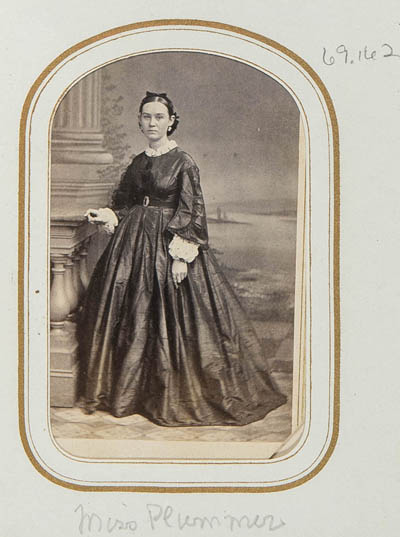 [Miss] Plummer Carte de visite