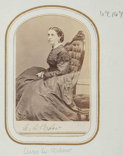 [Mrs. W.] Arbow Carte de visite