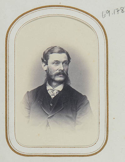 Unidentified man Hand-colored carte de visite