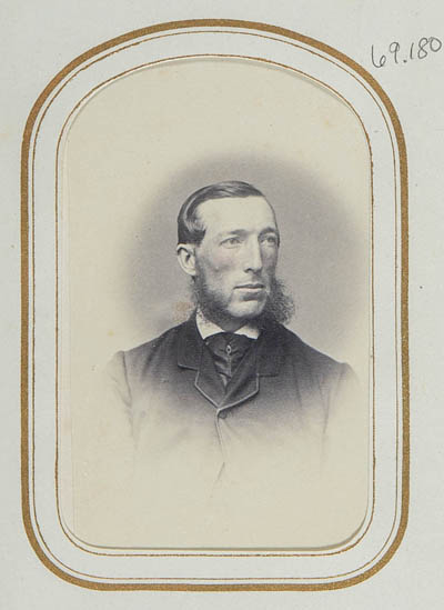 Unidentified man Hand-colored carte de visite