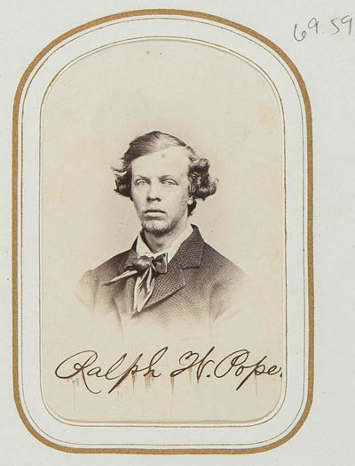 Ralph W. Pope Carte de visite