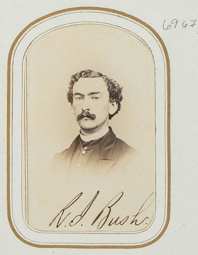 R. J. Bush Carte de visite