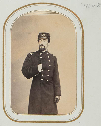 Unidentified man in Western Union uniform Carte de visite