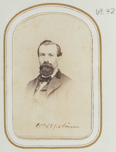 William W. Robinson Carte de visite