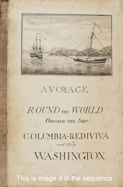 Voyage round the world onboard the ship Columbia Rediviva and sloop Washington, 1787-1789 Manuscript