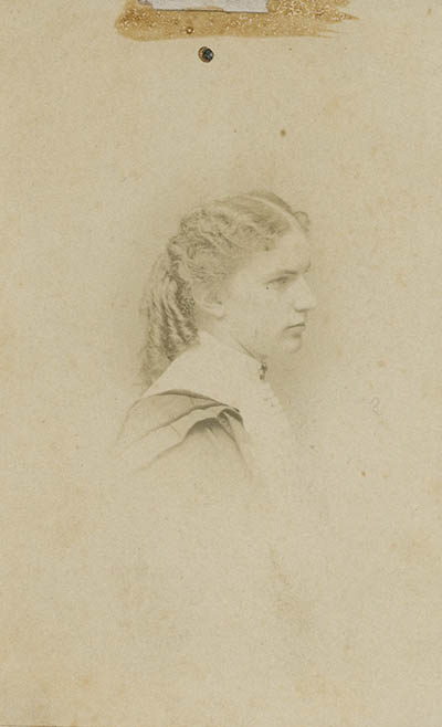 Adeline Elvise Adams (later Lambert) Carte de visite