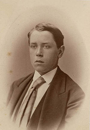 Unidentified male boarding student Carte de visite