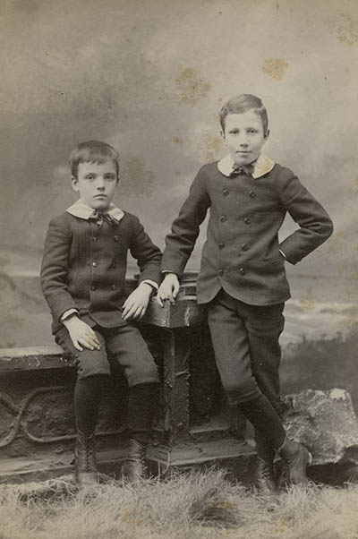 Joel Haws and Clifford Haws Cabinet card