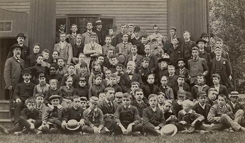 Teachers and students Photograph