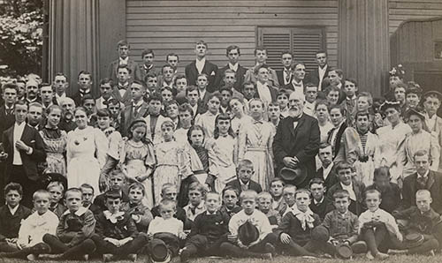 Teachers and students Photograph