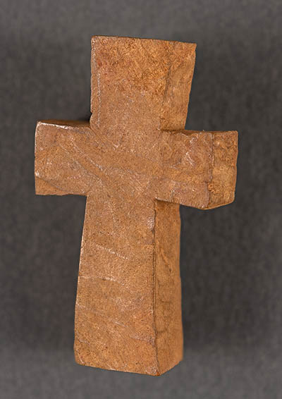 Wooden cross carved by a Union prisoner at Libby Prison 