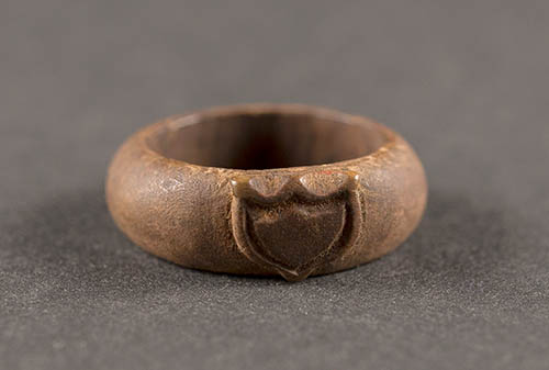 Wooden ring carved by a Union prisoner at Libby Prison Wood