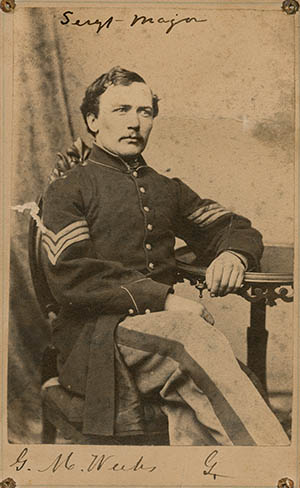 George M. Weeks Carte de visite