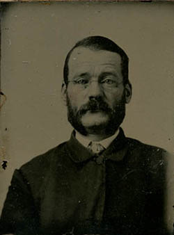 James W. Fletcher Tintype