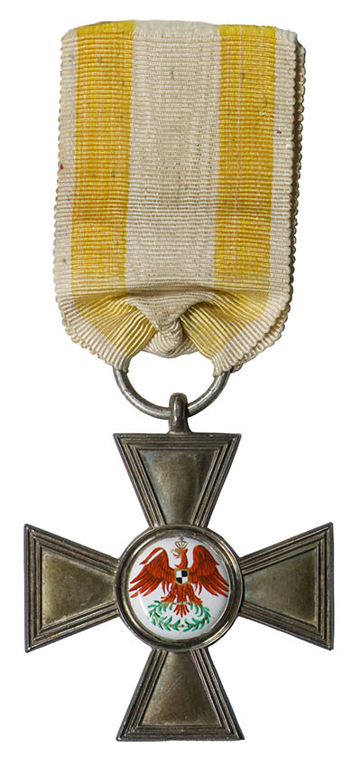 Prussian Order of the Red Eagle, Chevalier, Fourth Class, awarded to Charles T. Jackson, 1857 Silver medal