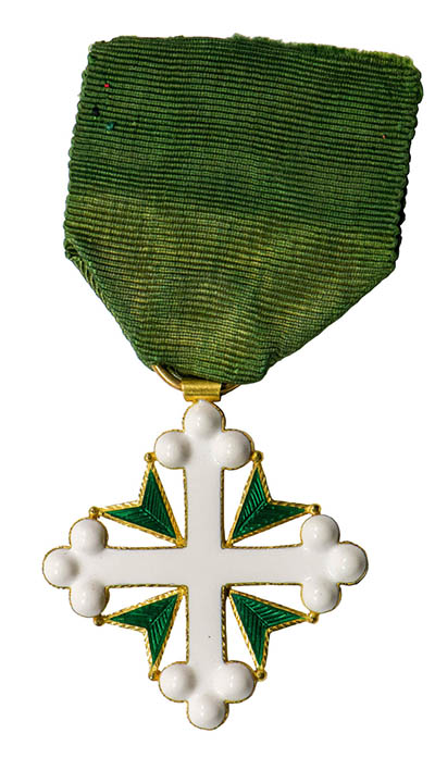 Holy Military Order of Saints Maurice and Lazarus, Chevalier, Fifth Class, 1857 Gilt medal