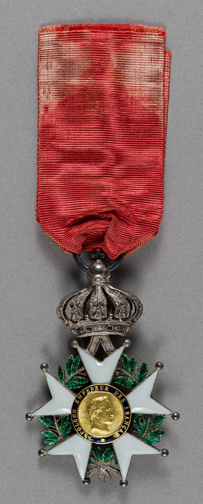 Ordre national de la Légion d’honneur, Chevalier, Second Empire, 1855 Silver medal