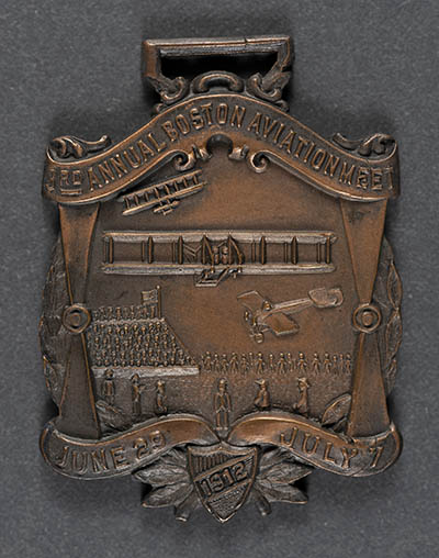 Boston Aviation Meet medal, 1912 Bronze