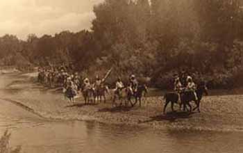 `The Approach of the Chiefs` Photogravure