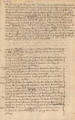 Estimate of damages done during the Siege, list by Jonathan Green, 7 May 1776 