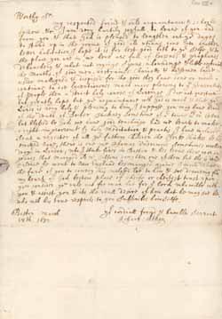 Letter from Robert Atkyn to John Leverett, 18 March 1672 