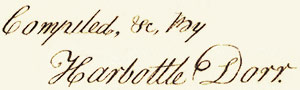 Signature: compiled by Harbottle Dorr