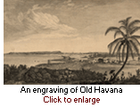 link to an engraving of Old Havana