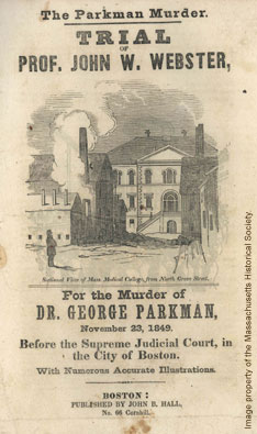 The Parkman Murder: Title Page, 1850